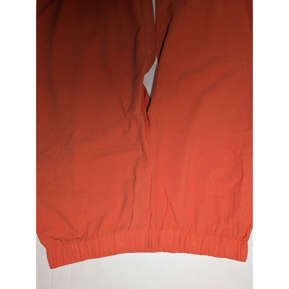 Coco + Carmen Womens Audrey Tiered Ruffle Pants L XL Wide Leg Flared 100% Cotton - Picture 6 of 13